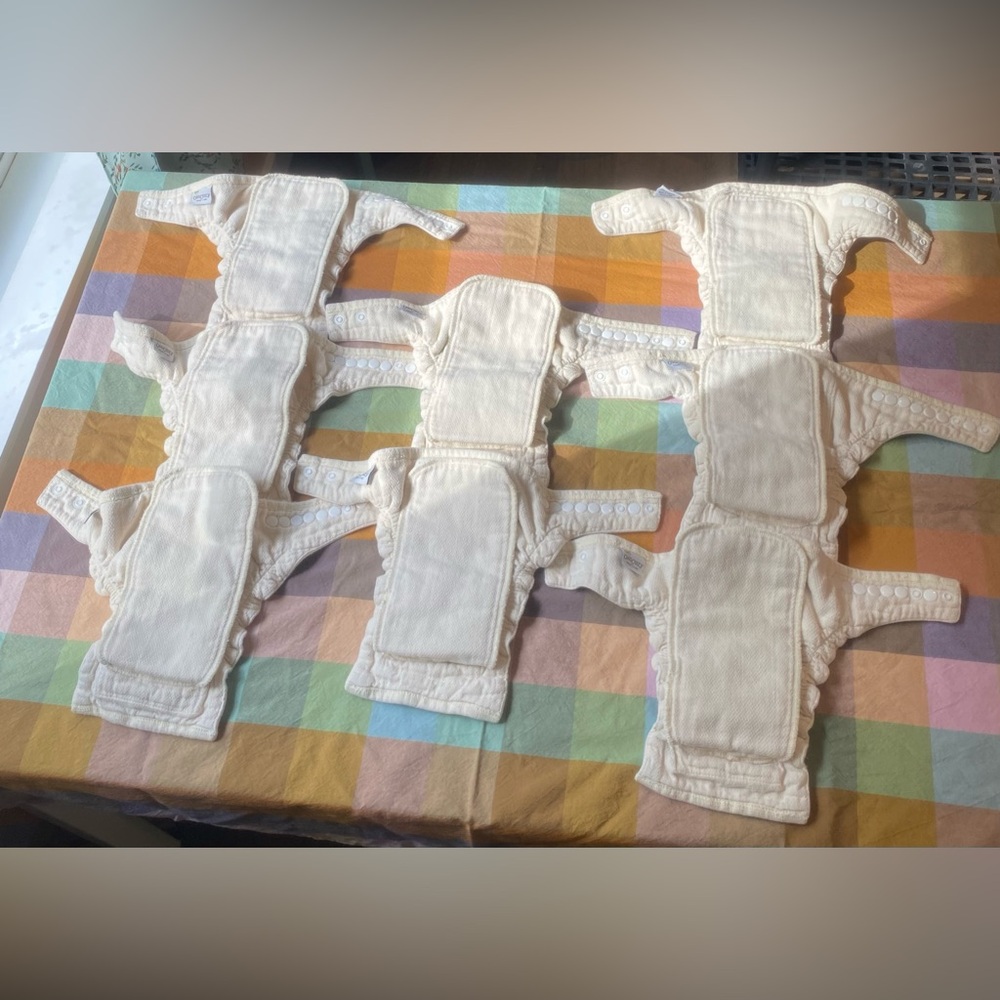 Osocozy bundle of 8 reusable cloth diapers